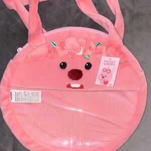 Miniso x Loopy Fuzzy Tote Bag NWT